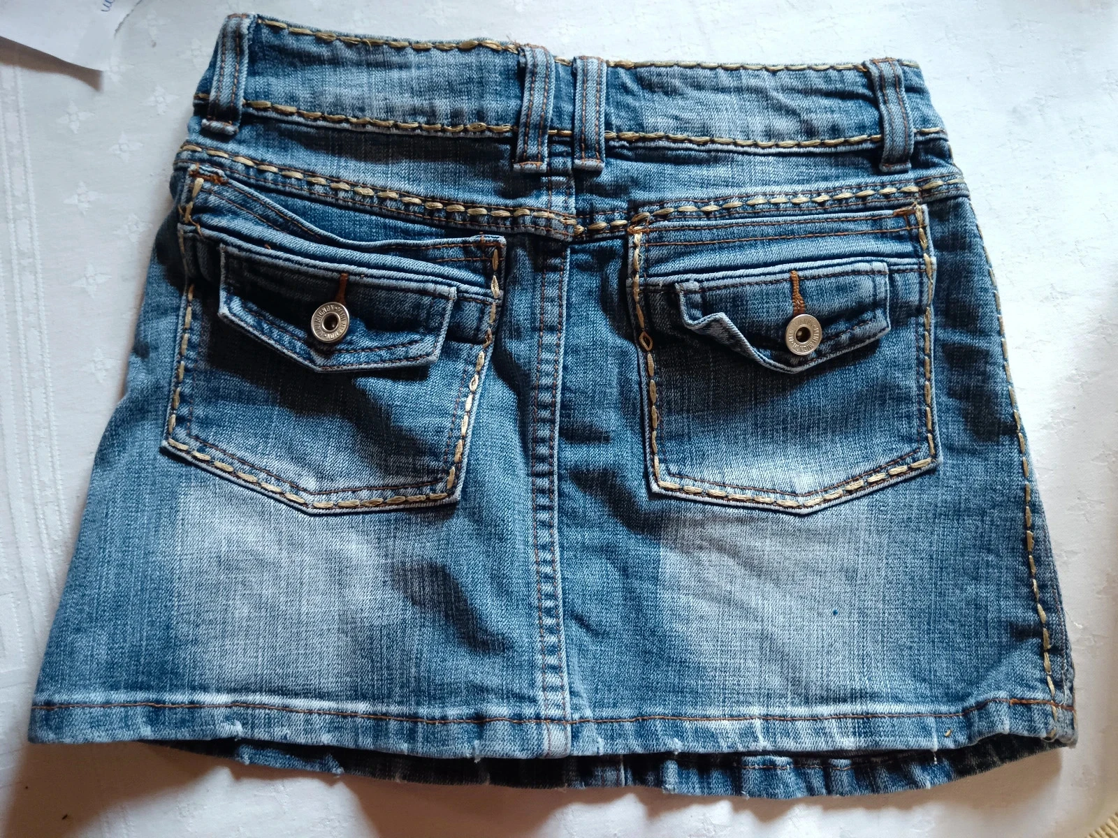 Mini denim skirt – photo 3